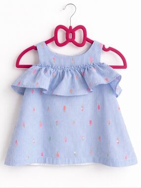 kate spade ♠️ Ruffle Popsicle Dress